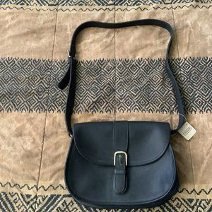 Coach NWT Black Leather Shoulder Bag